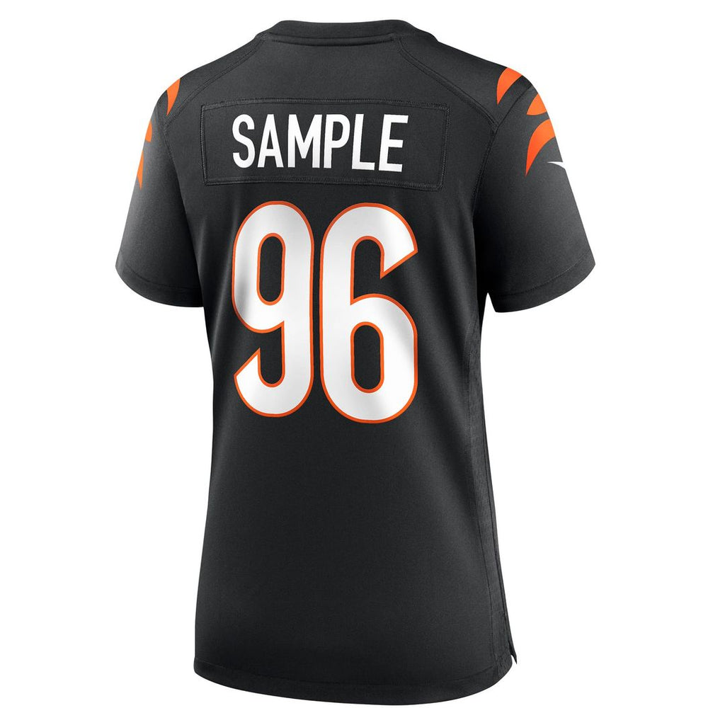 Cam Sample Cincinnati Bengals Women's Game Jersey - Black