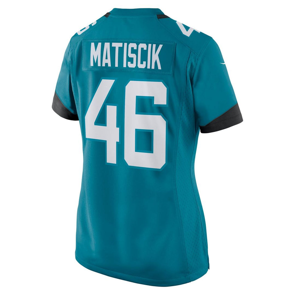 Ross Matiscik Jacksonville Jaguars Women's Game Jersey - Teal