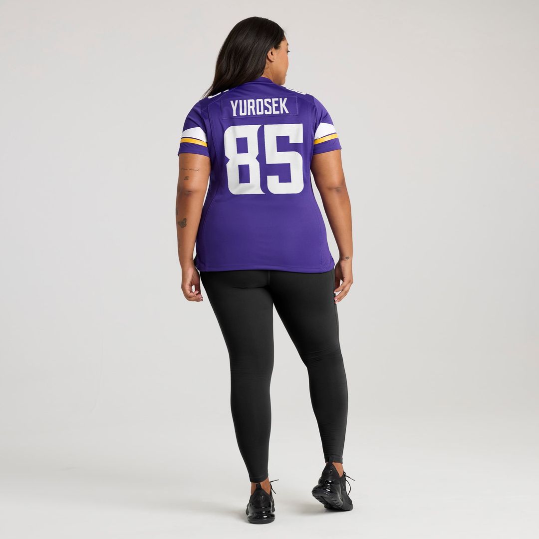 Ben Yurosek Minnesota Vikings Women's Team Game Jersey - Purple