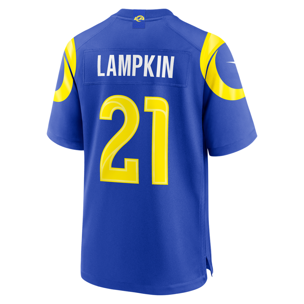 Cam Lampkin Los Angeles Rams Team Game Jersey - Royal