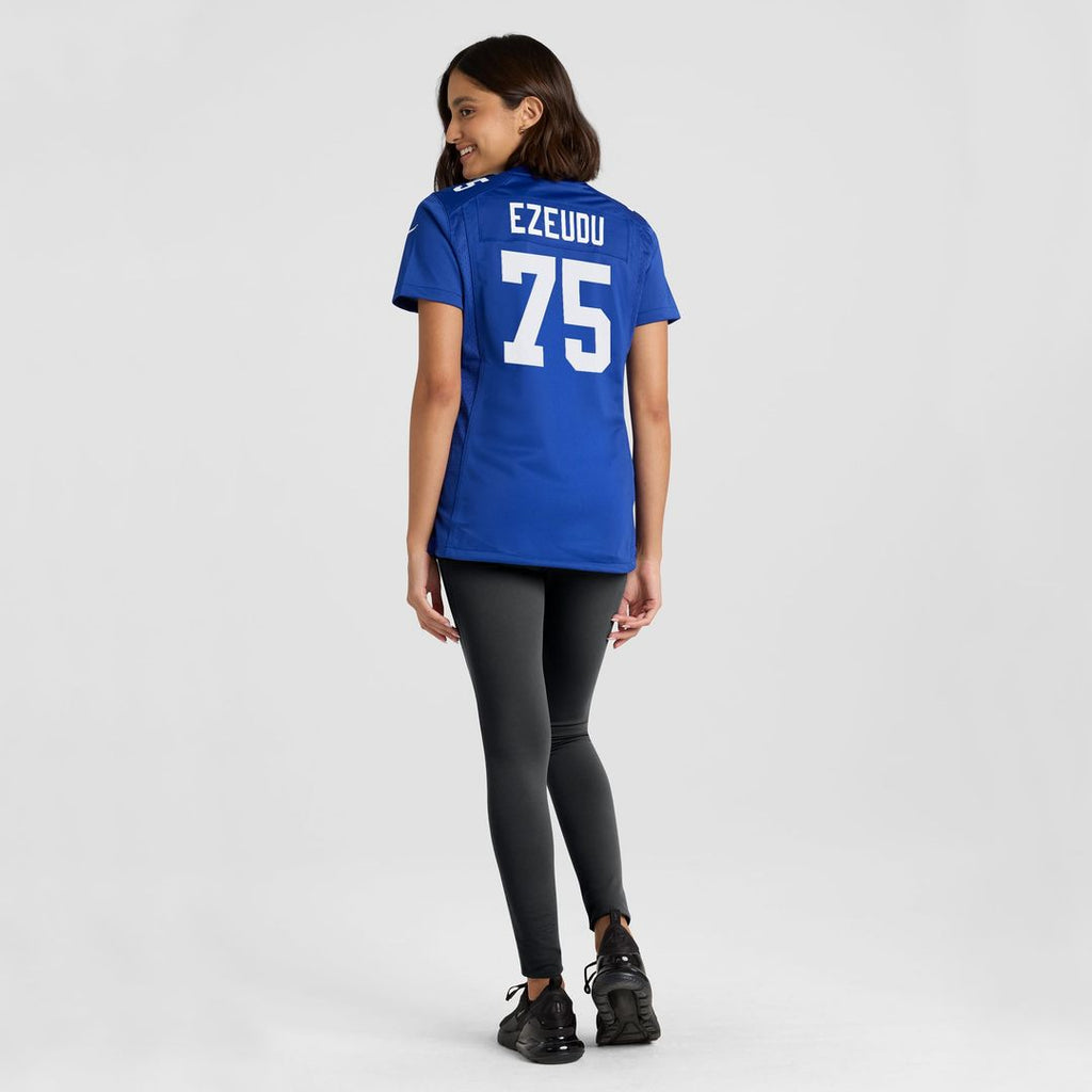 Joshua Ezeudu New York Giants Women's Game Player Jersey - Royal