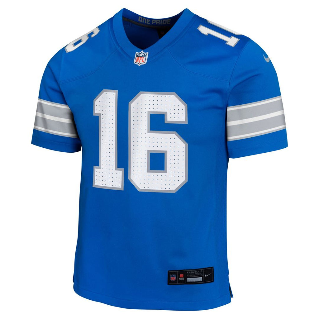 Jared Goff Detroit Lions Youth Game Jersey - Black