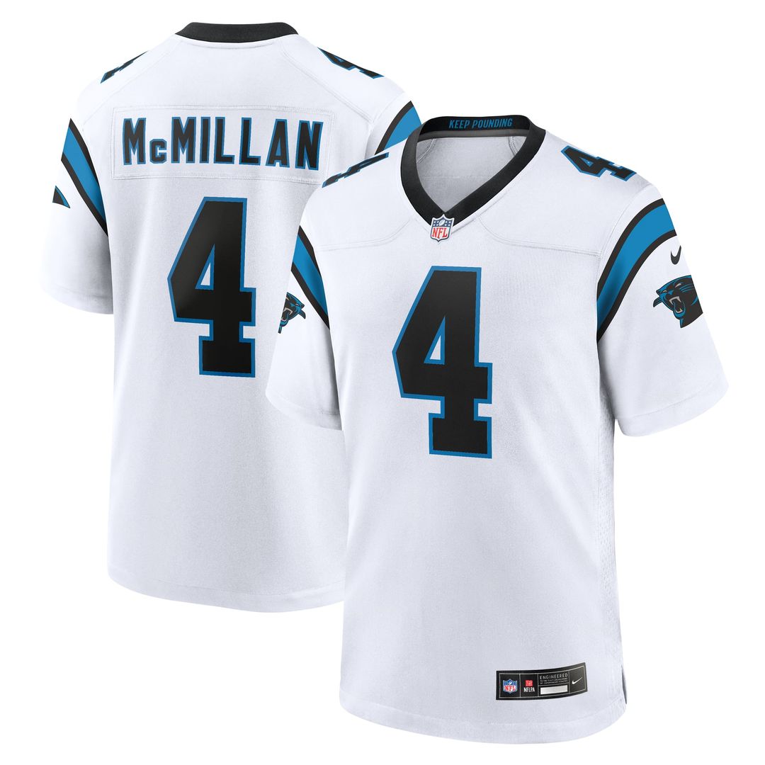 Tetairoa McMillan Carolina Panthers Team Game Jersey - Black