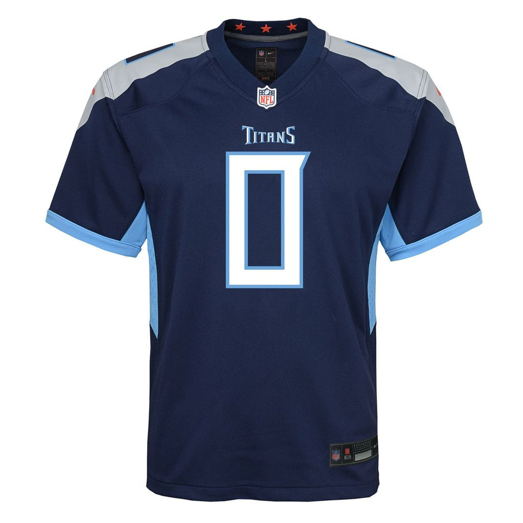 Calvin Ridley Tennessee Titans Youth Game Jersey - Navy