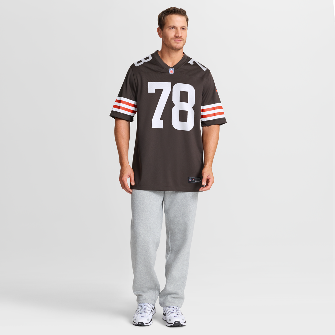 Jack Conklin Cleveland Browns Game Player Jersey - Brown