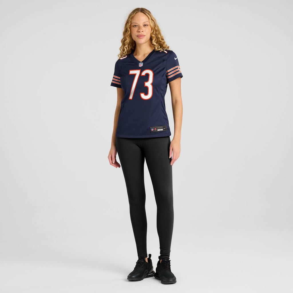 Jonah Jackson Chicago Bears Women's Team Game Jersey - Navy