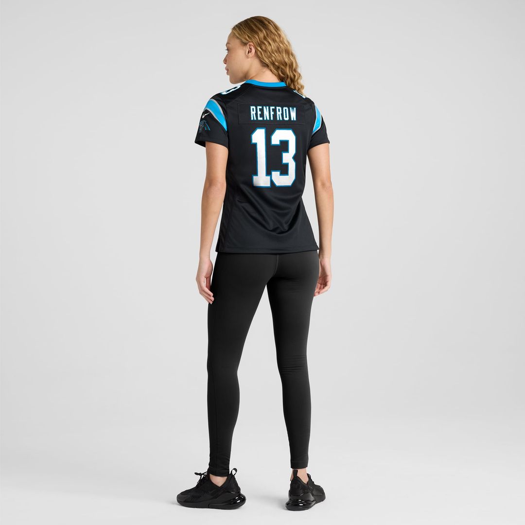 Hunter Renfrow Carolina Panthers Women's Team Game Jersey - Black