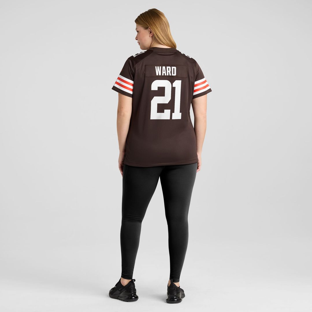 Denzel Ward Cleveland Browns Women's Player Game Jersey - Brown