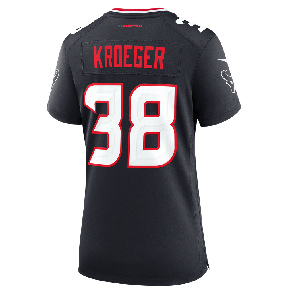 Kai Kroeger Houston Texans Women's Team Game Jersey - Navy