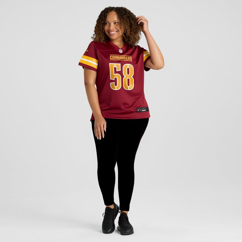Magee Washington Commanders Women's Team Game Jersey - Burgundy