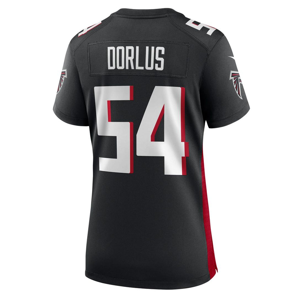 Brandon Dorlus Atlanta Falcons Women's Game Jersey - Black