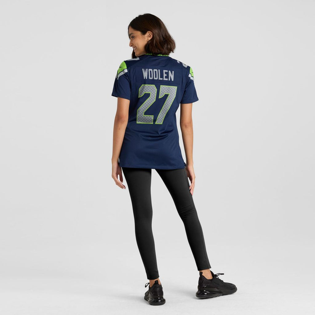 Riq Woolen Seattle Seahawks Women's Team Game Jersey - College Navy