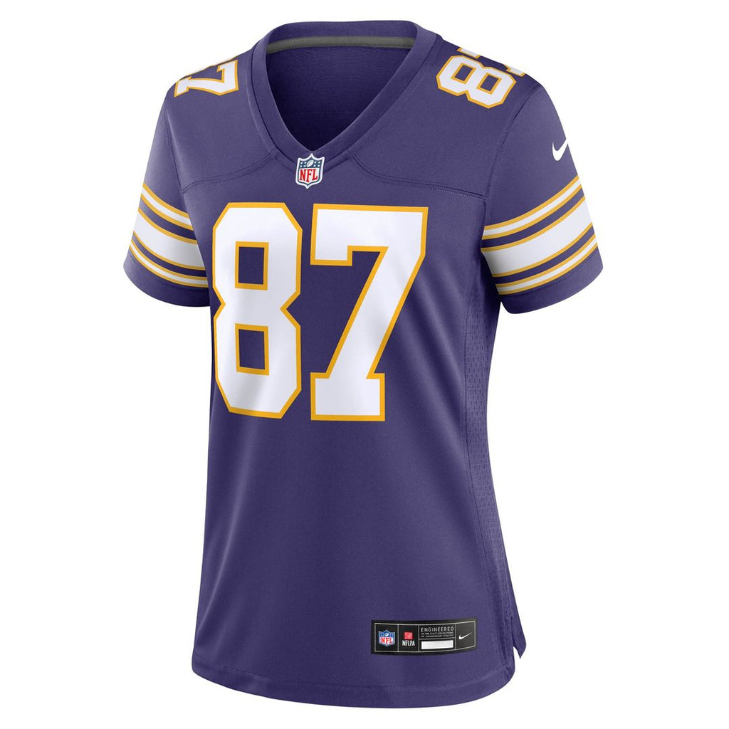 T.J. Hockenson Minnesota Vikings Women's Player Jersey - Purple