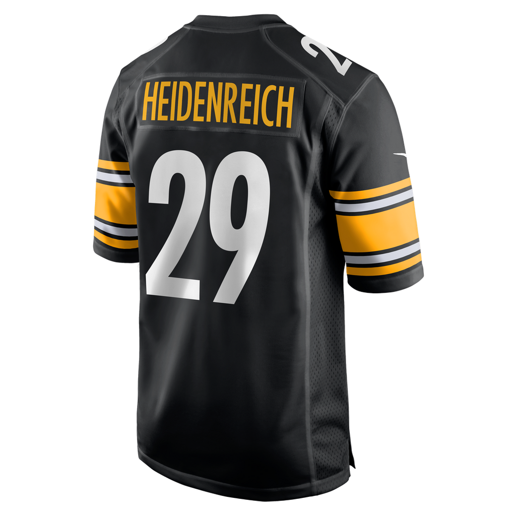Eli Heidenreich Pittsburgh Steelers Team Game Jersey - Black