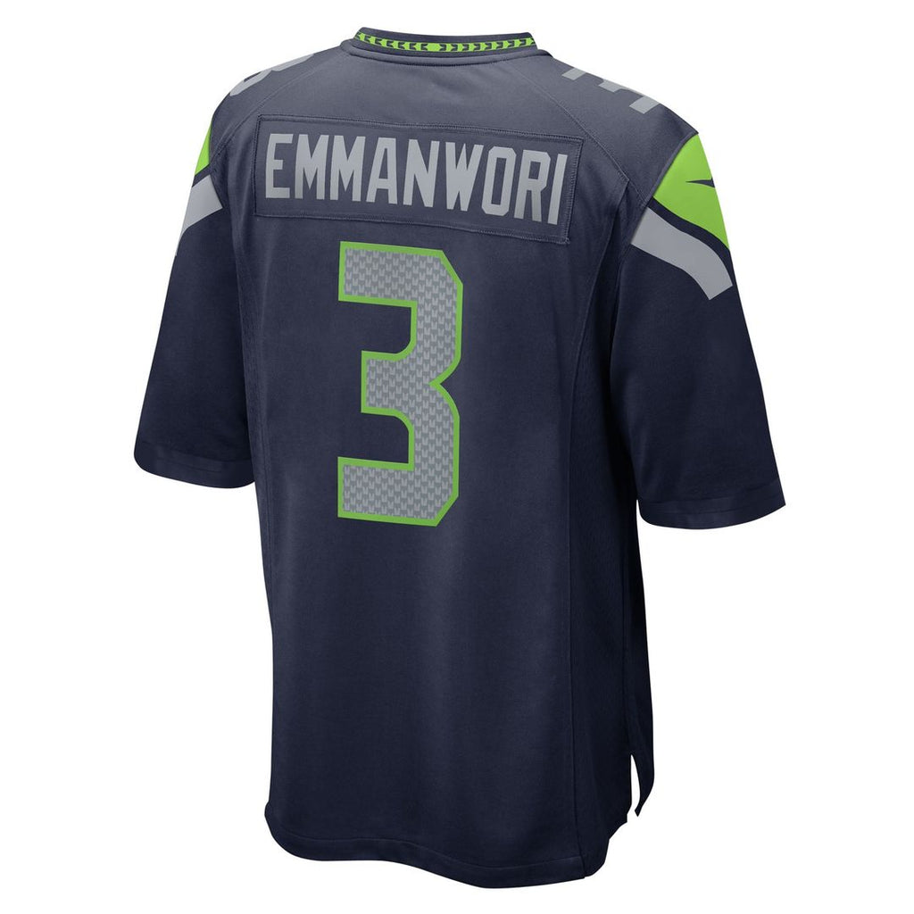 Nick Emmanwori Seattle Seahawks Team Game Jersey - College Navy