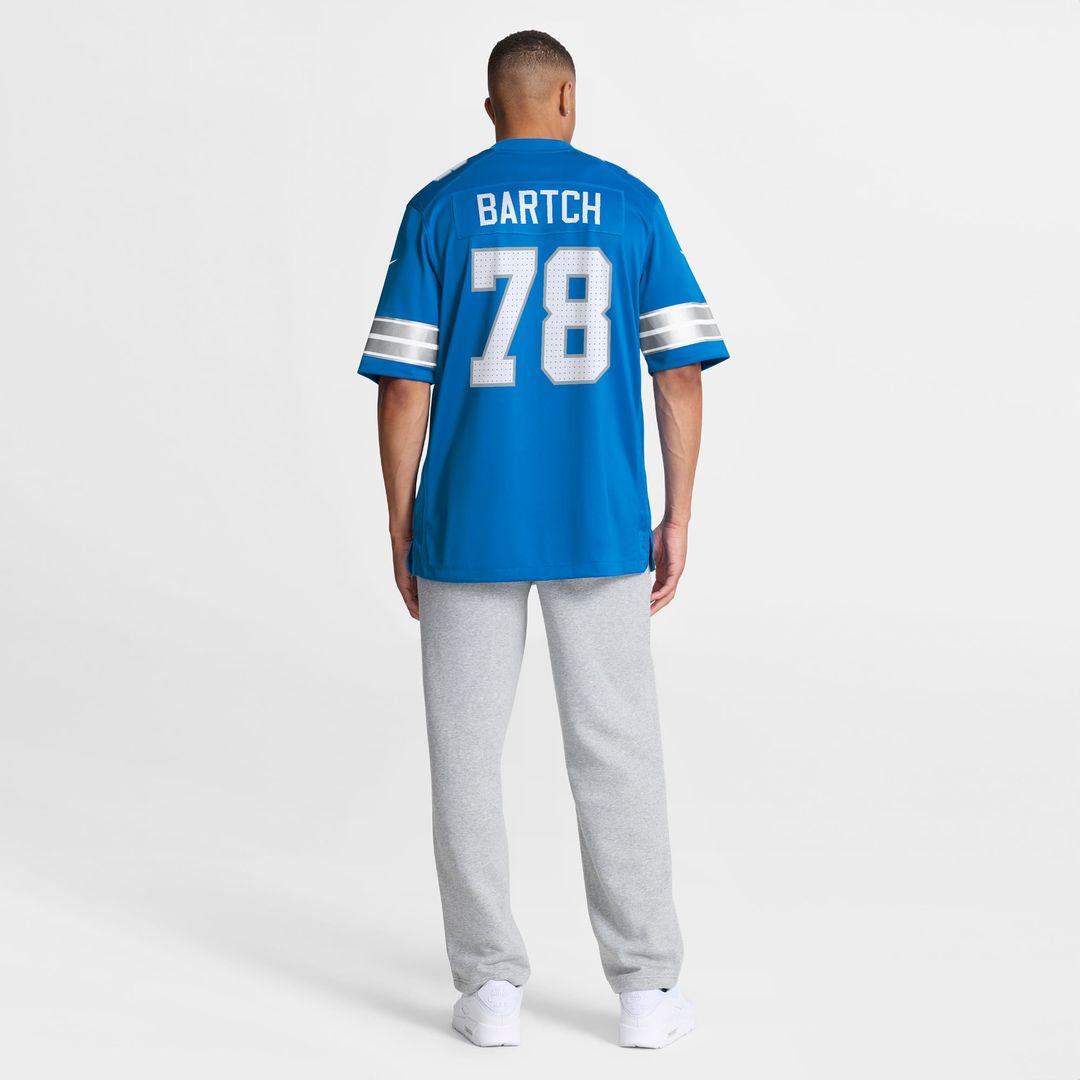 Ben Bartch Detroit Lions Team Game Jersey - Blue