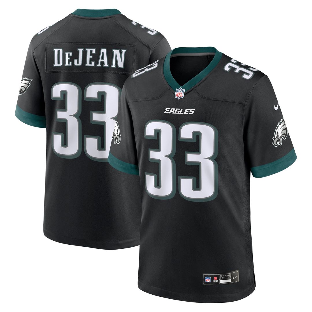 Cooper DeJean Philadelphia Eagles Alternate Player Game Jersey - Black