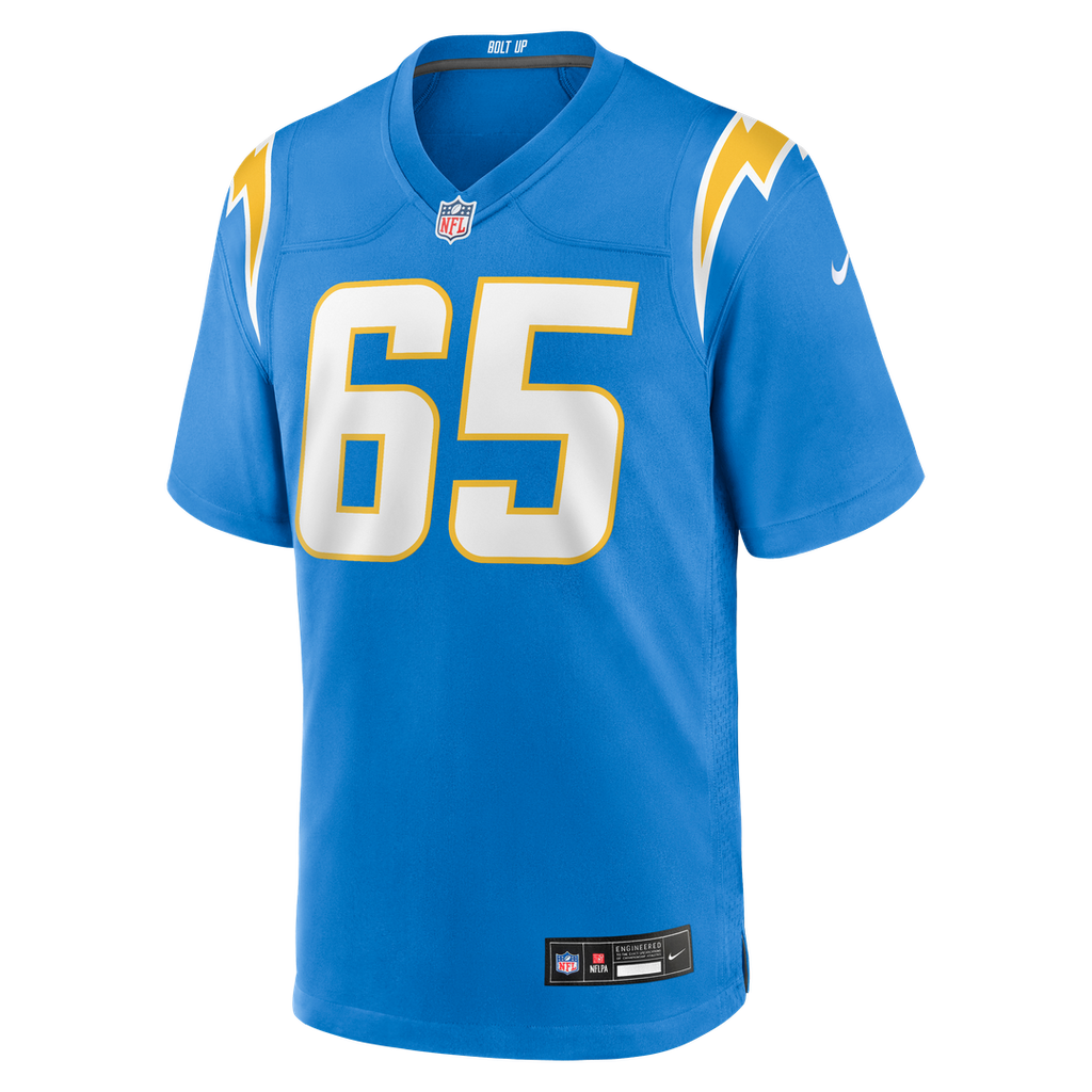 Logan Taylor Los Angeles Chargers Team Game Jersey - Powder Blue