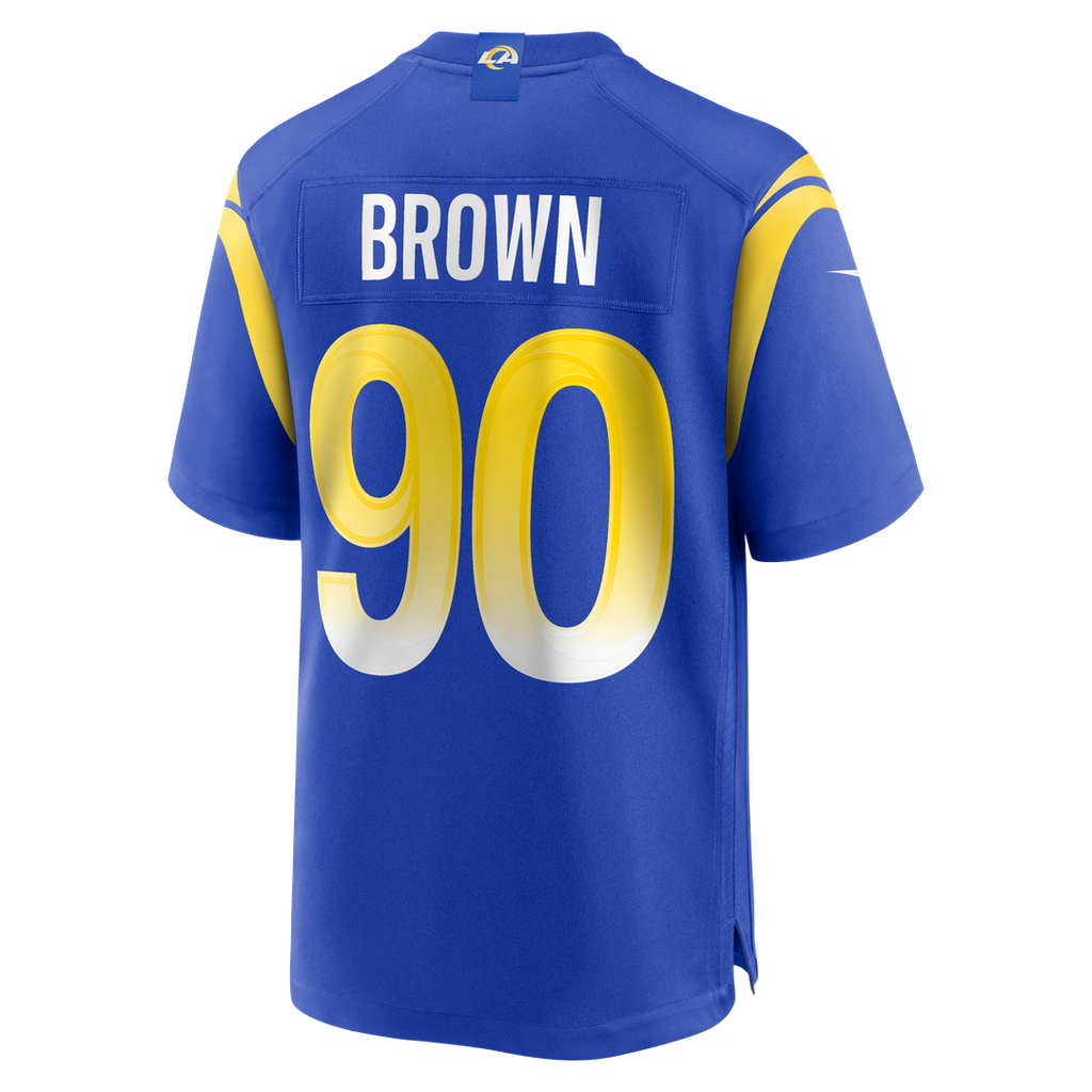 Earnest Brown IV Los Angeles Rams Team Game Jersey - Royal