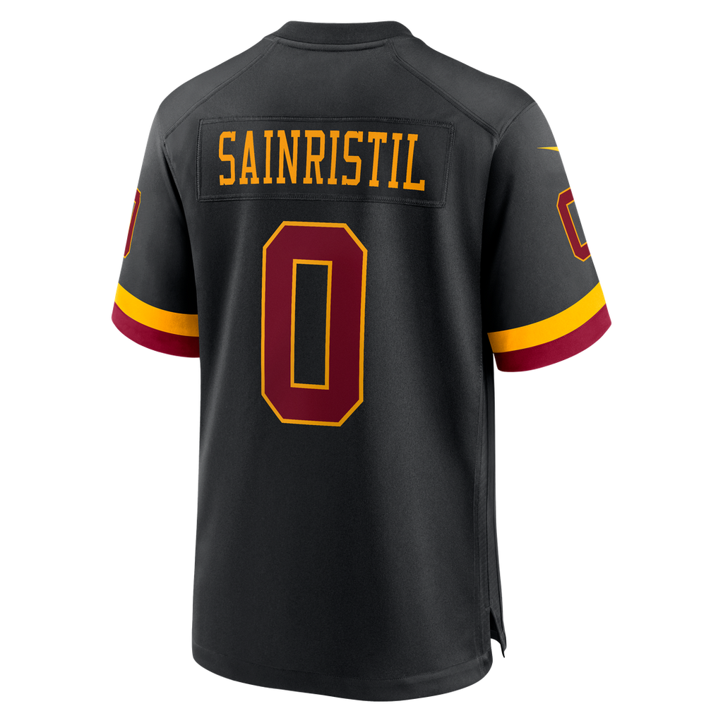 Mike Sainristil Washington Commanders Hail Raiser Alternate Game Jersey - Black