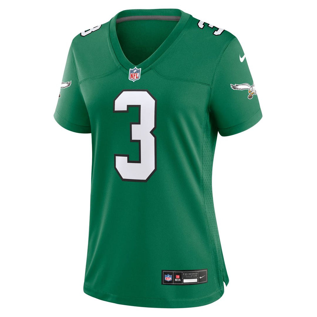 Nolan Smith Philadelphia Eagles Women's Alternate Game Jersey - Kelly Green