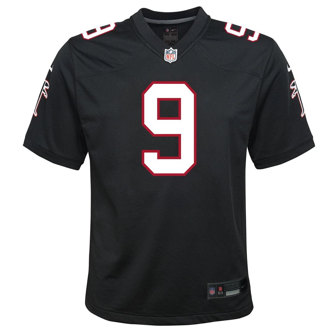 Michael Penix Jr. Atlanta Falcons Youth Alternate Game Jersey - Black