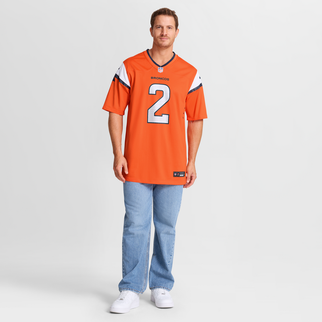 Patrick Surtain II Denver Broncos Team Game Jersey - Orange