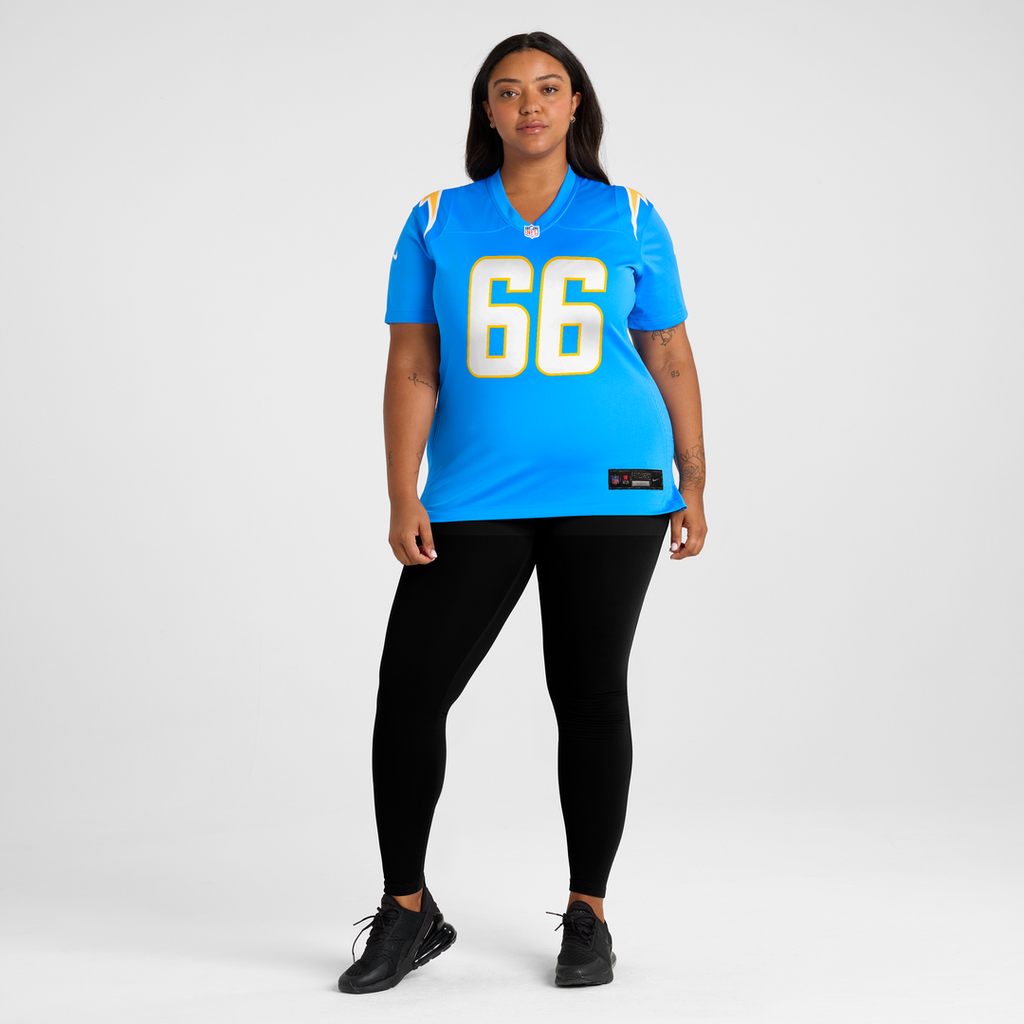 Jake Slaughter Los Angeles Chargers Women's Team Game Jersey - Powder Blue