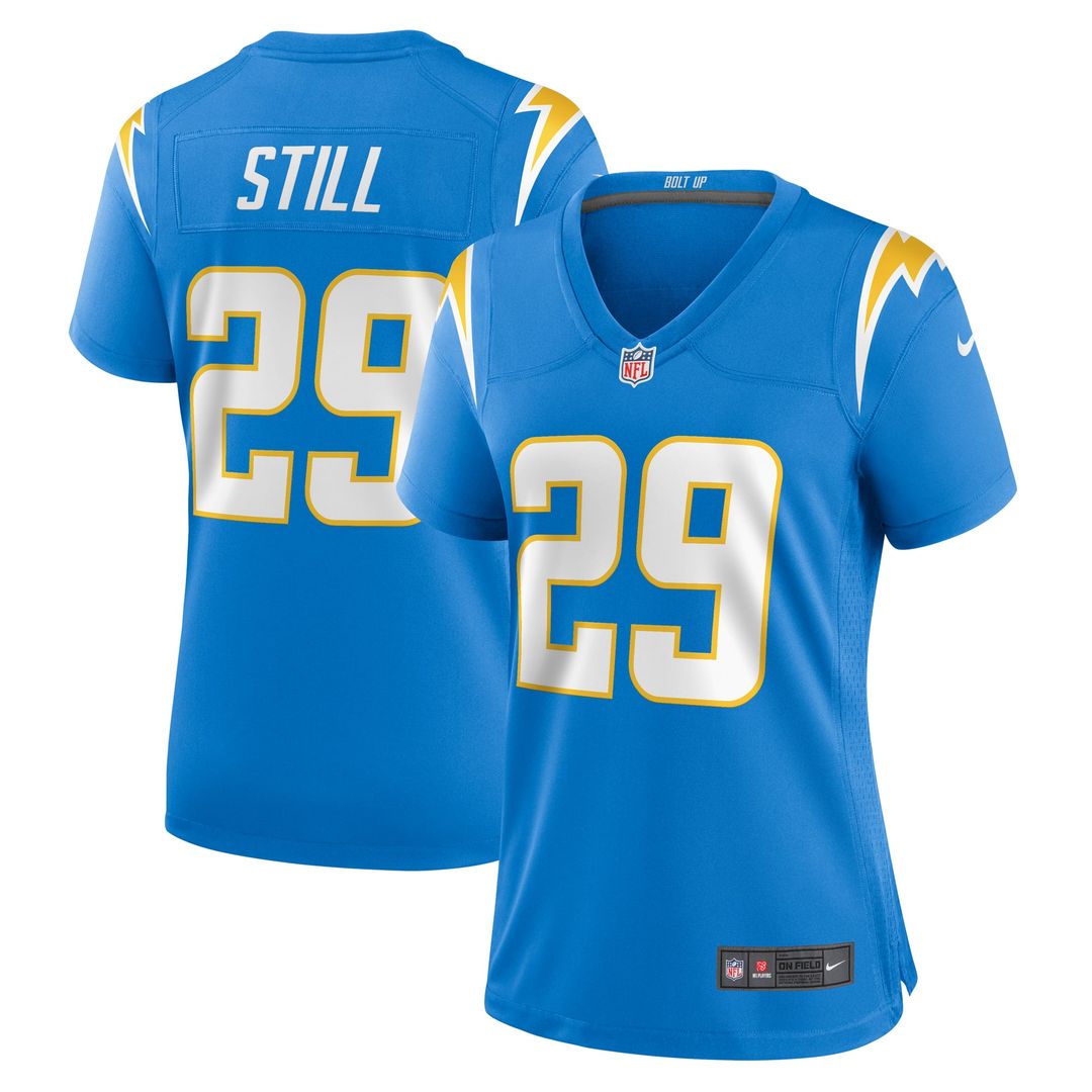 Tarheeb Still Los Angeles Chargers Women's Game Jersey - Powder Blue