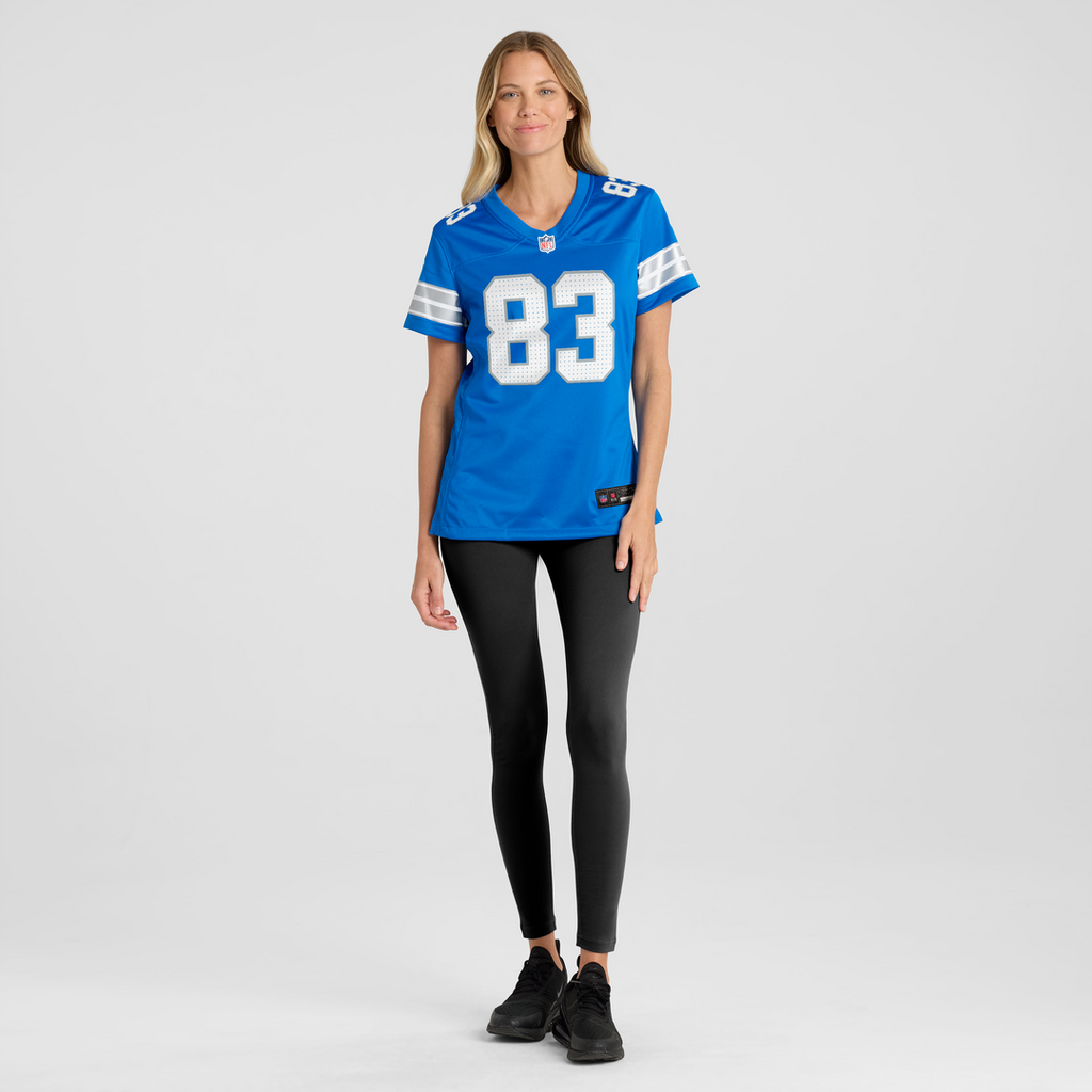 Tyler Conklin Detroit Lions Women's Team Game Jersey - Blue