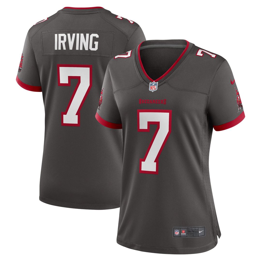 Bucky Irving Tampa Bay Buccaneers Women's Alternate Game Jersey - Pewter