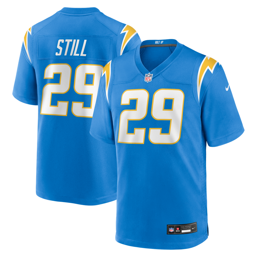 Tarheeb Still Los Angeles Chargers Team Game Jersey - Powder Blue