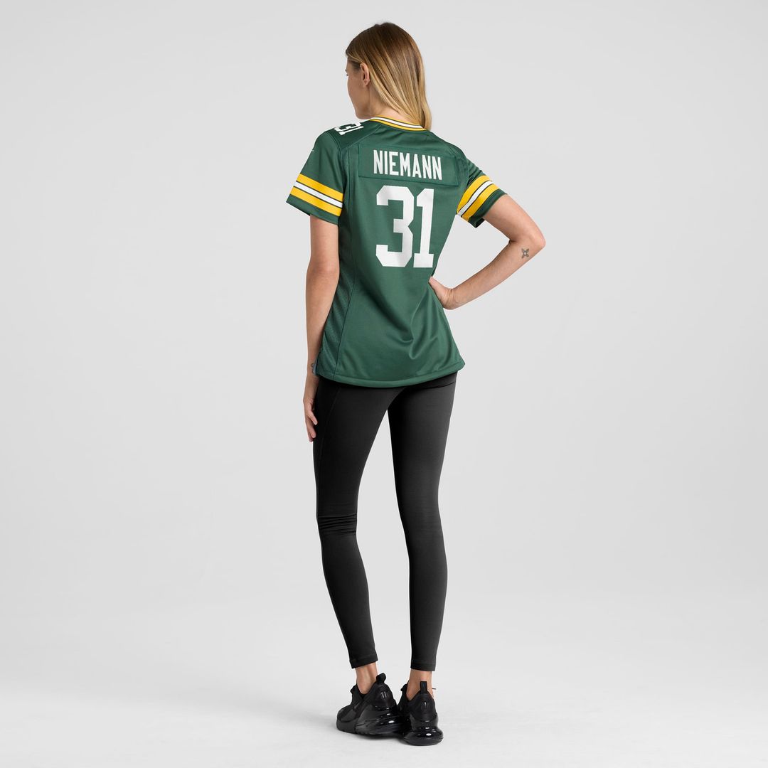 Nick Niemann Green Bay Packers Women's Team Game Jersey - Green