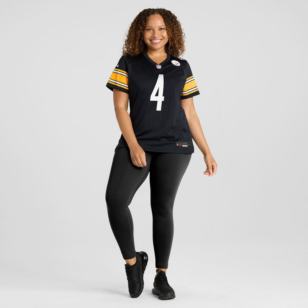 DK Metcalf Pittsburgh Steelers Women's Team Game Jersey - Black