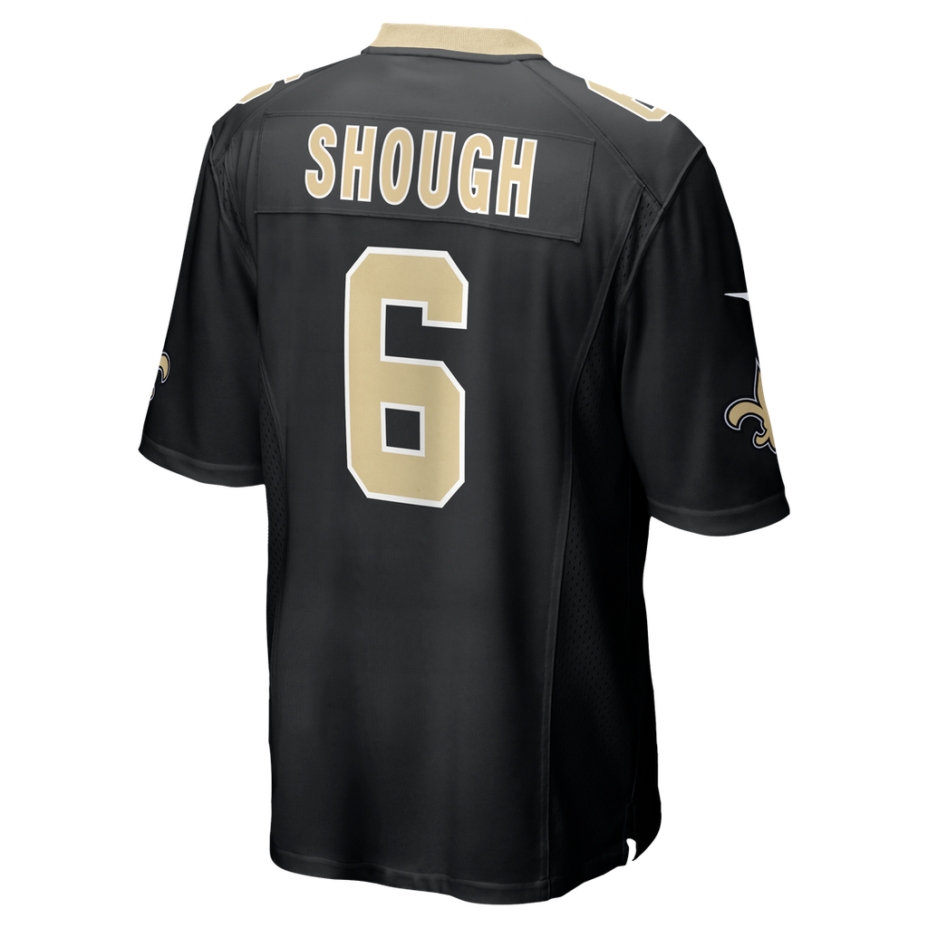 Tyler Shough New Orleans Saints Game Jersey - Black