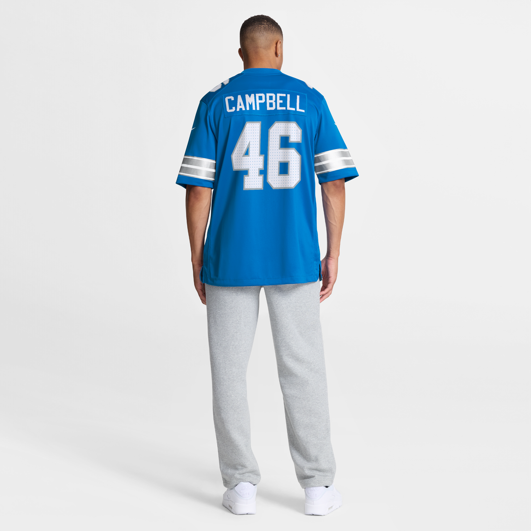 Jack Campbell Detroit Lions White Game Jersey - White