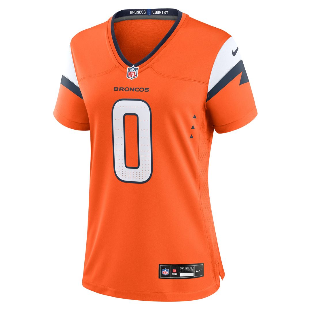 Jonathon Cooper Denver Broncos Women's Team Game Jersey - Orange