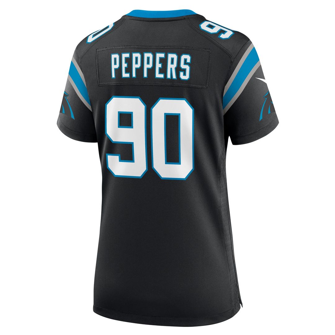 Julius Peppers Carolina Panthers Women's Retired Player Game Jersey - Black