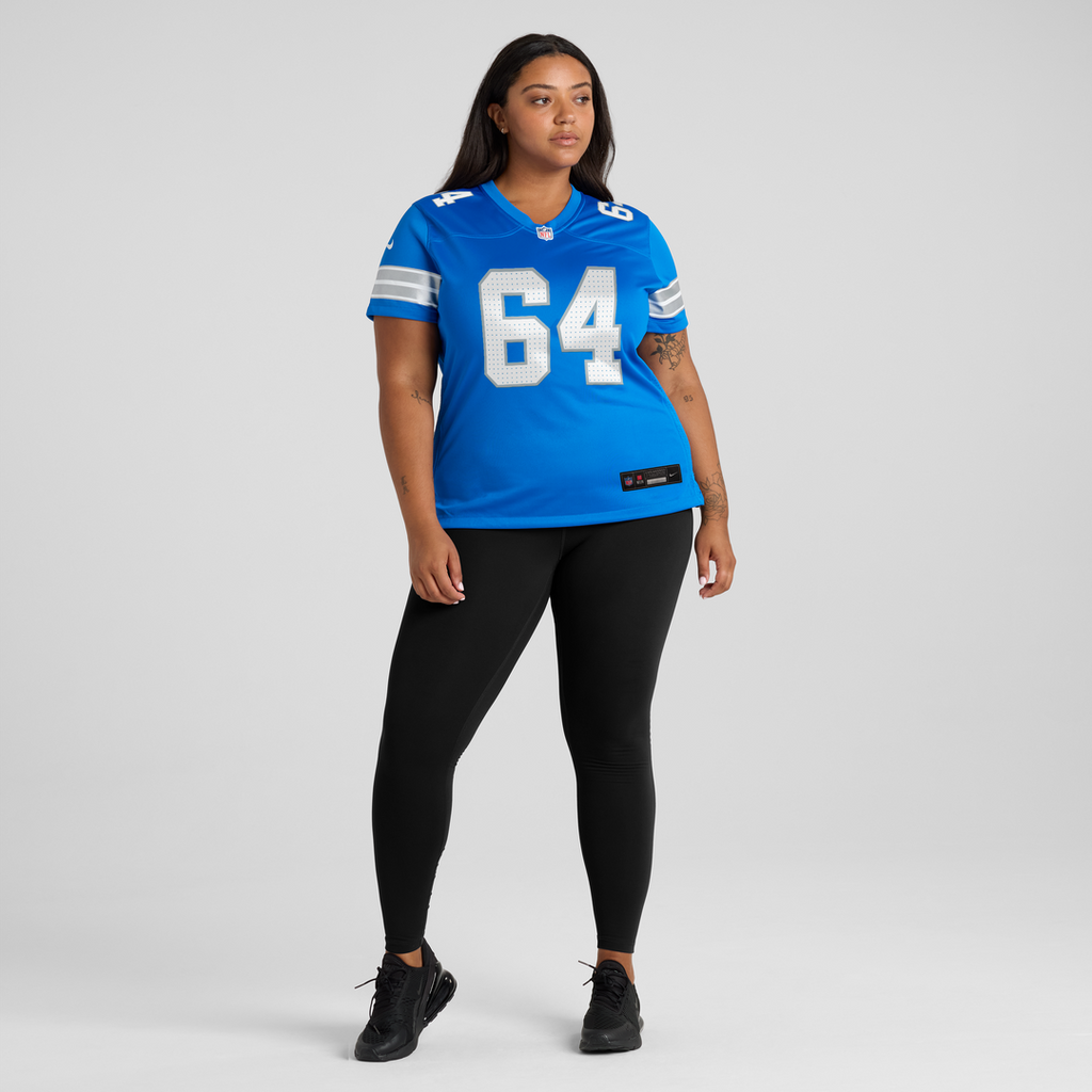 Cade Mays Detroit Lions Women's Team Game Jersey - Blue
