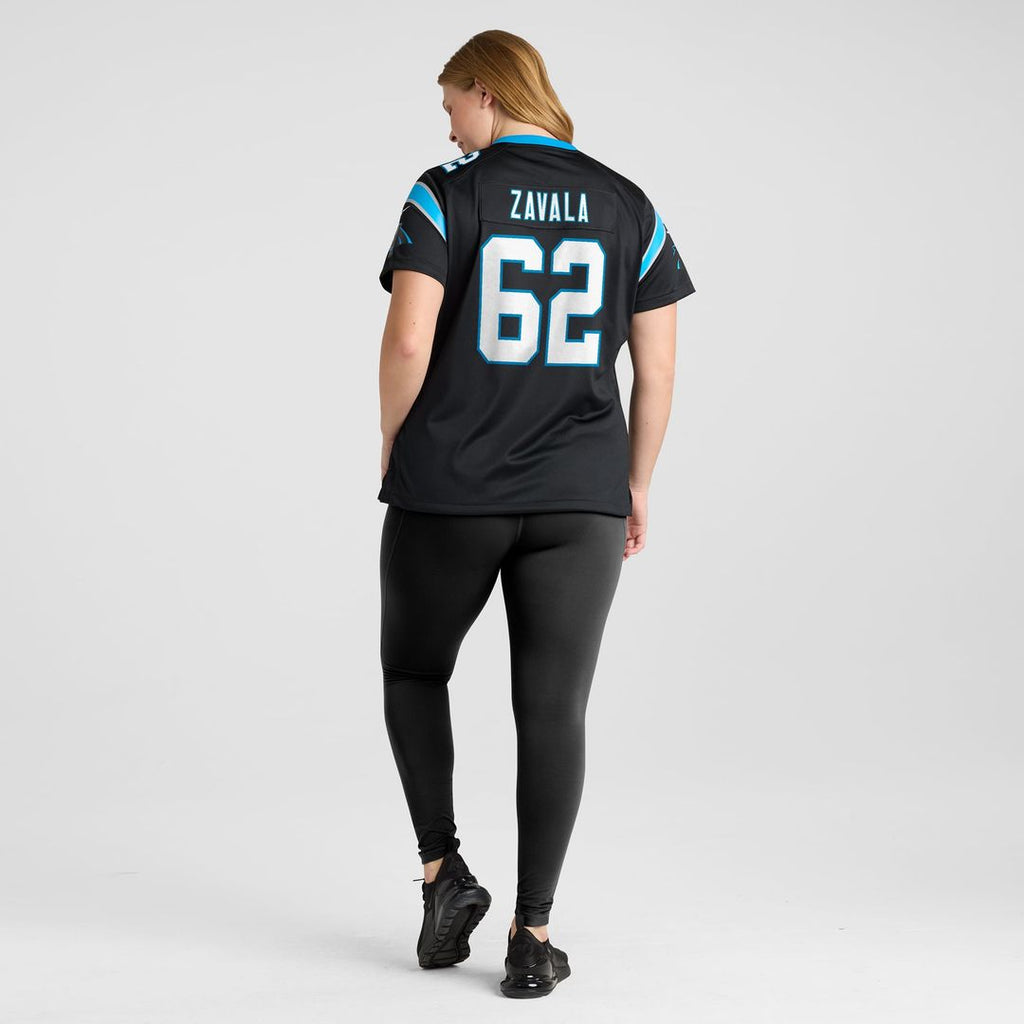 Chandler Zavala Carolina Panthers Women's Game Jersey - Black