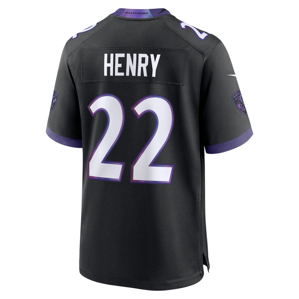 Derrick Henry Baltimore Ravens Alternate Game Jersey - Black