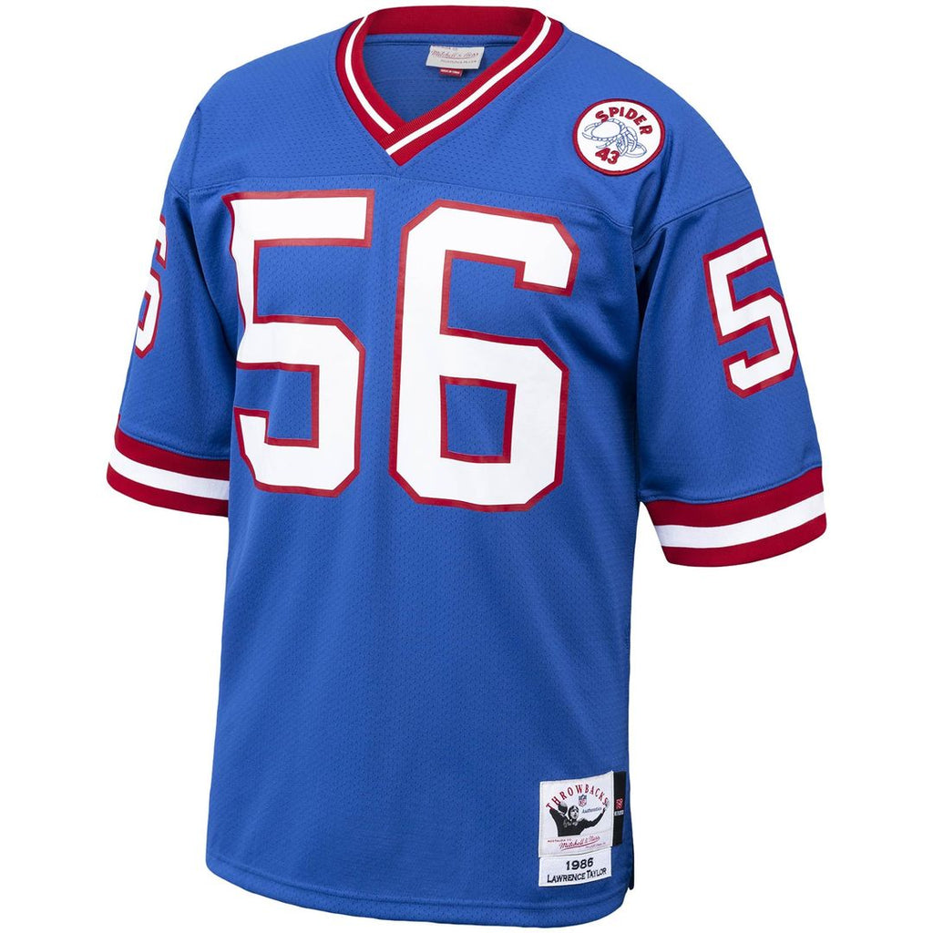Lawrence Taylor New York Giants 1986 Mitchell & Ness Authentic Throwback Retired Player Jersey - Royal