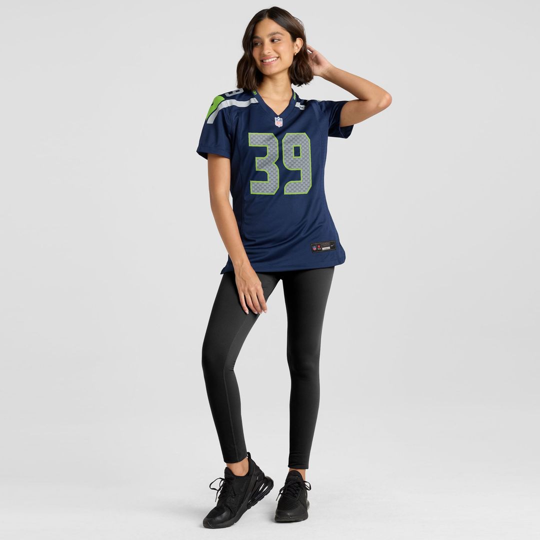 Ty Okada Seattle Seahawks Women's Team Game Jersey - College Navy