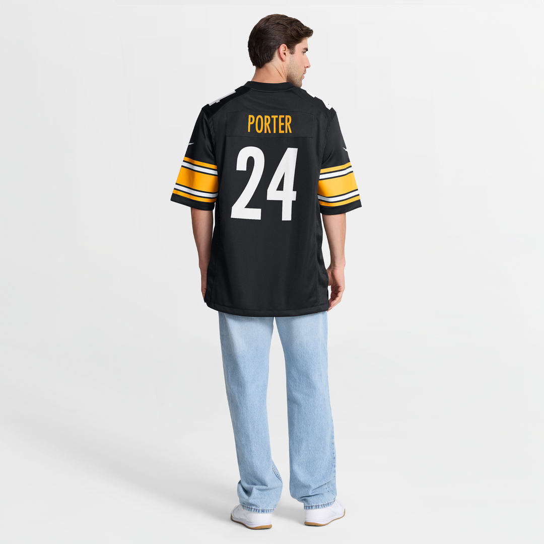 Joey Porter Jr. Pittsburgh Steelers Game Jersey - Black
