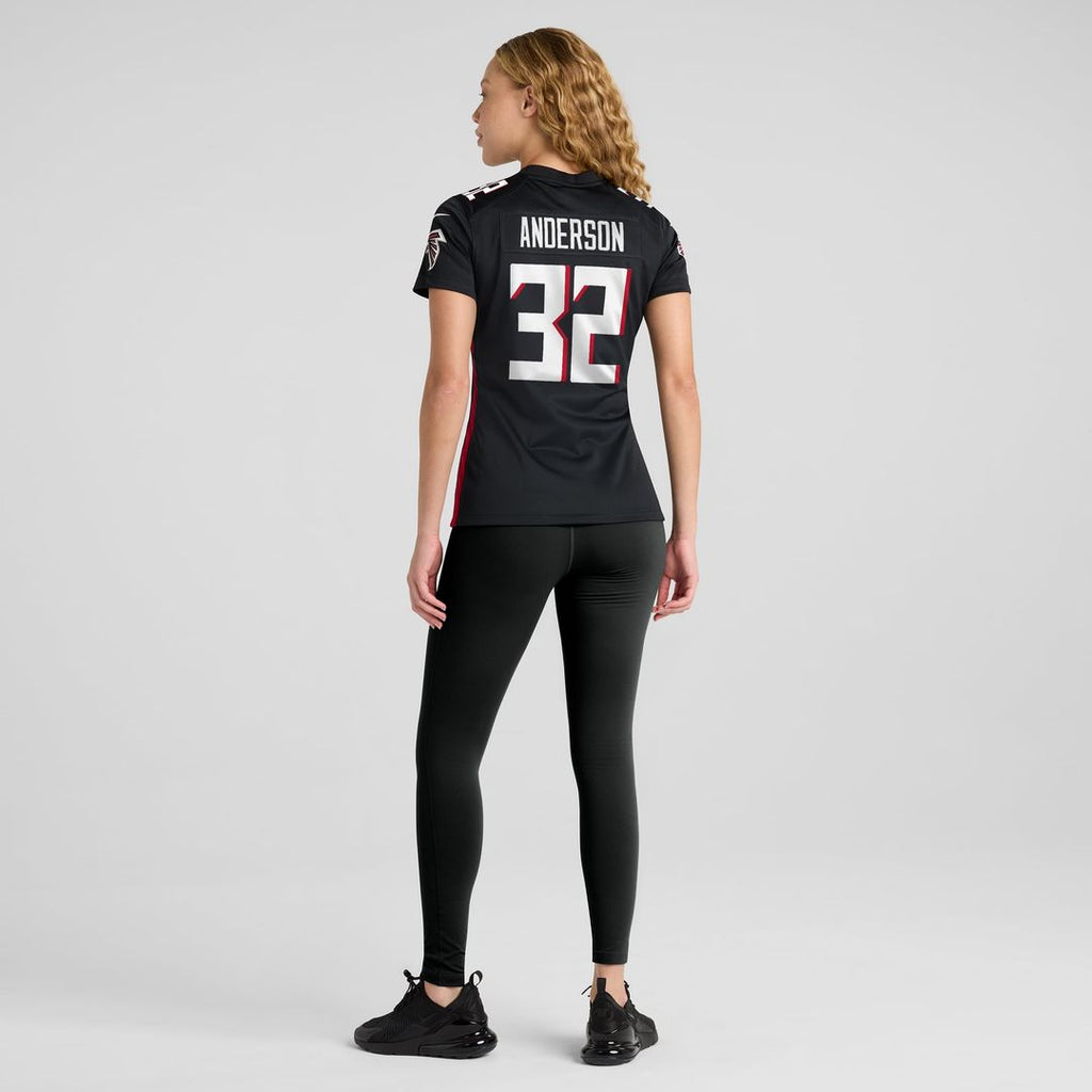 Jamal Anderson Atlanta Falcons Women's Retired Game Jersey - Red