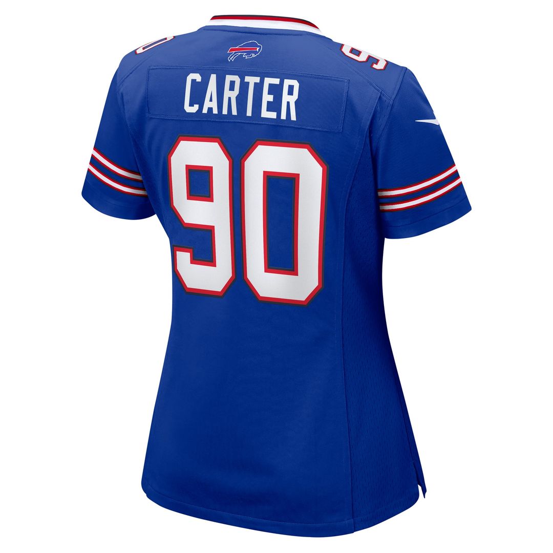 DeWayne Carter Buffalo Bills Women's Game Jersey - Royal