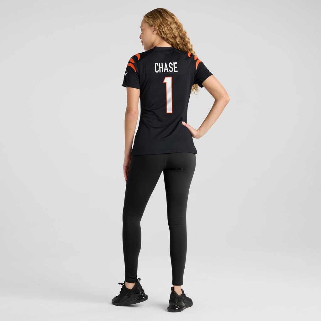 Ja'Marr Chase Cincinnati Bengals Women's Game Jersey - Black