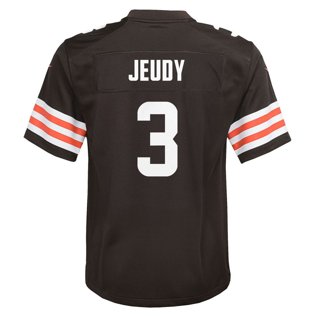 Jerry Jeudy Cleveland Browns Youth Team Game Jersey - Brown
