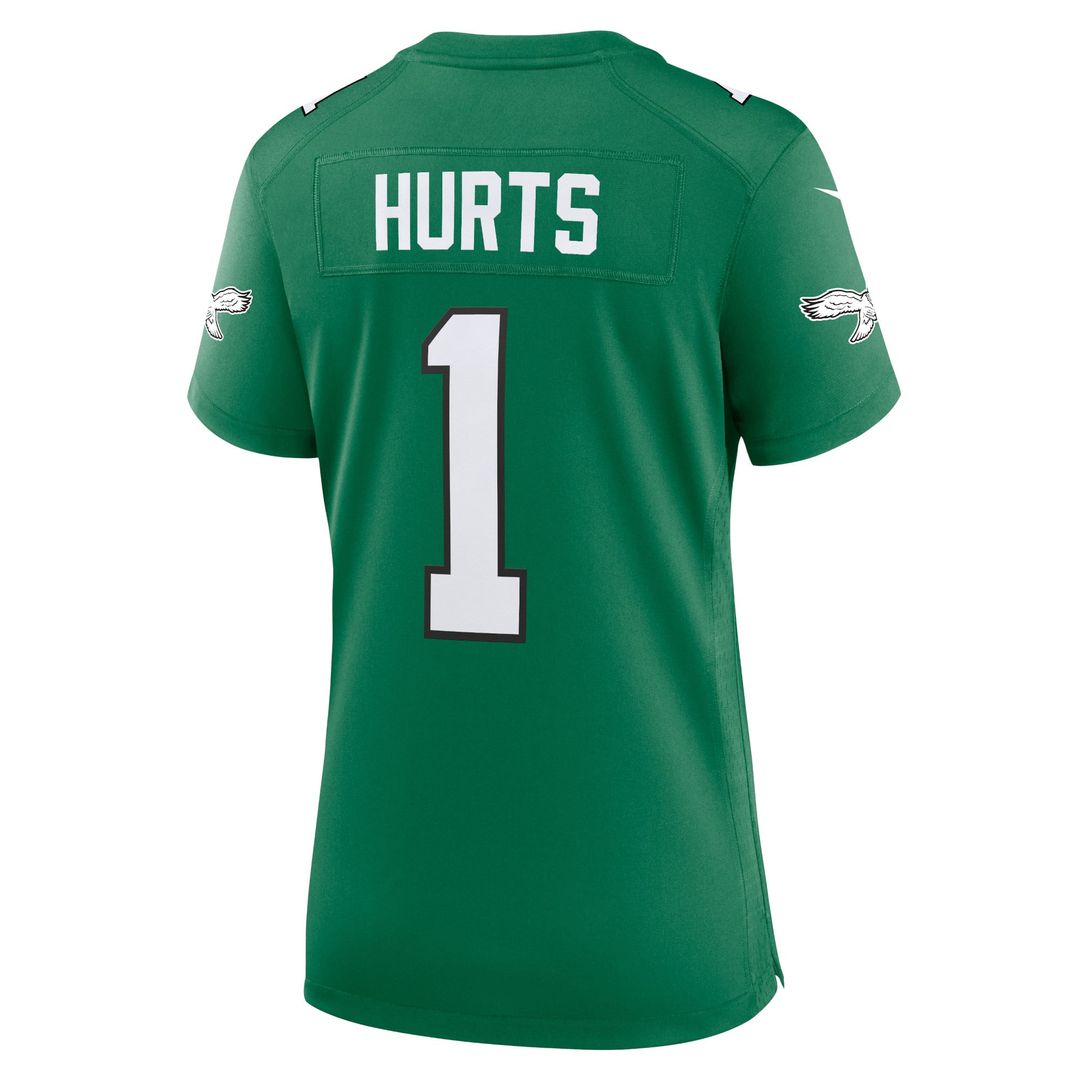 Jalen Hurts Philadelphia Eagles Women's Team Game Jersey - Midnight Green