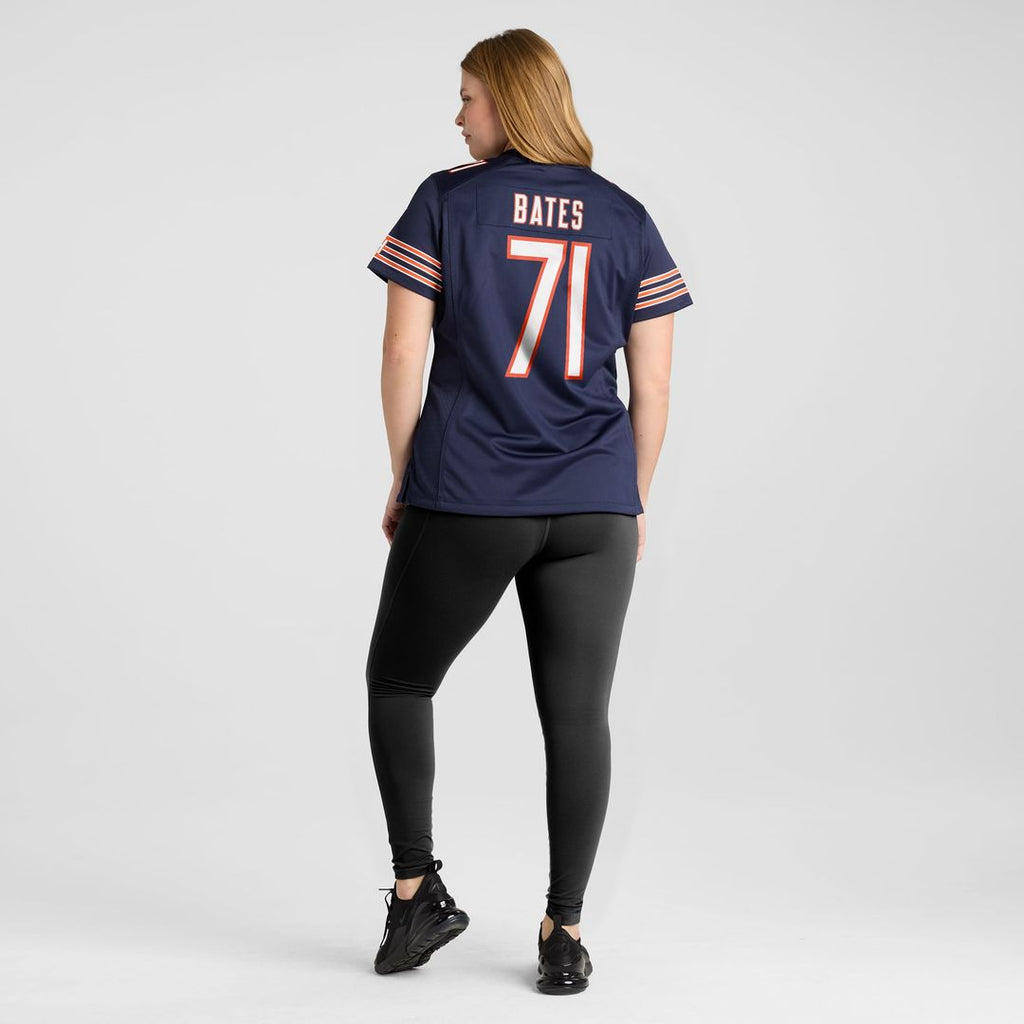 Ryan Bates Chicago Bears Women's Game Jersey - Navy